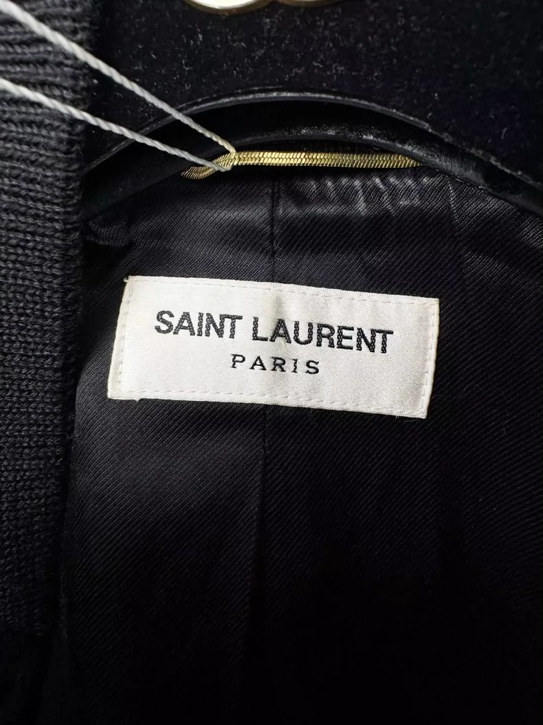 Saint Laurent Paris Saint Laurent Baseball Jacket in Black Color Size US M / EU 48-50 / 2 - 3 Thumbnail