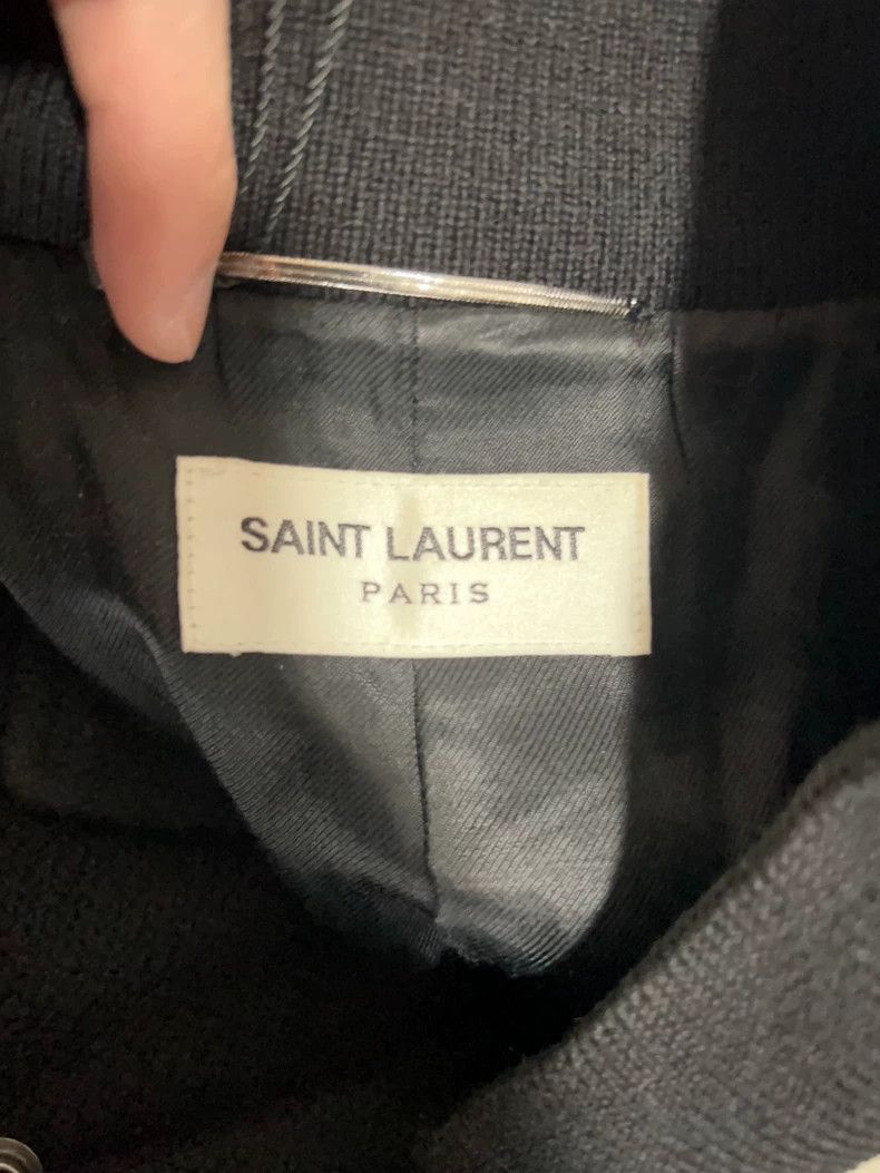 Saint Laurent Paris Saint Laurent Classic Black and White Baseball Jacket Size US L / EU 52-54 / 3 - 4 Thumbnail