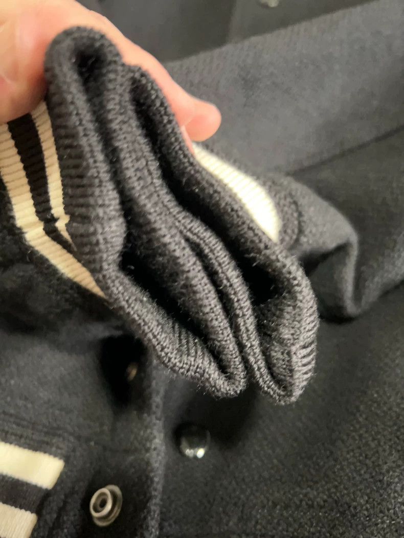 Saint Laurent Paris Saint Laurent Classic Black and White Baseball Jacket Size US L / EU 52-54 / 3 - 5 Thumbnail
