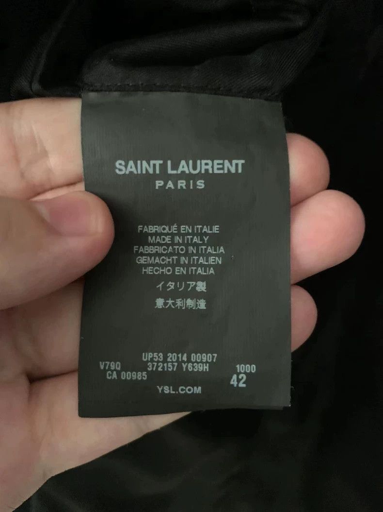Saint Laurent Paris Saint Laurent Black Suit with Floral Design Size US M / EU 48-50 / 2 - 4 Thumbnail