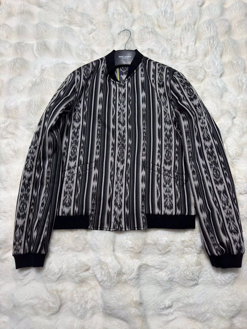 Saint Laurent Paris Saint Laurent Reversible Striped Jacket Size US L / EU 52-54 / 3 - 2 Thumbnail