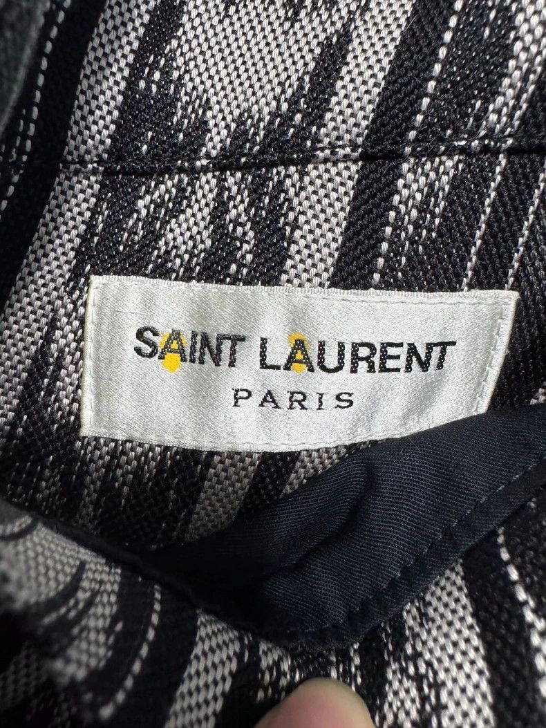 Saint Laurent Paris Saint Laurent Reversible Striped Jacket Size US L / EU 52-54 / 3 - 3 Thumbnail