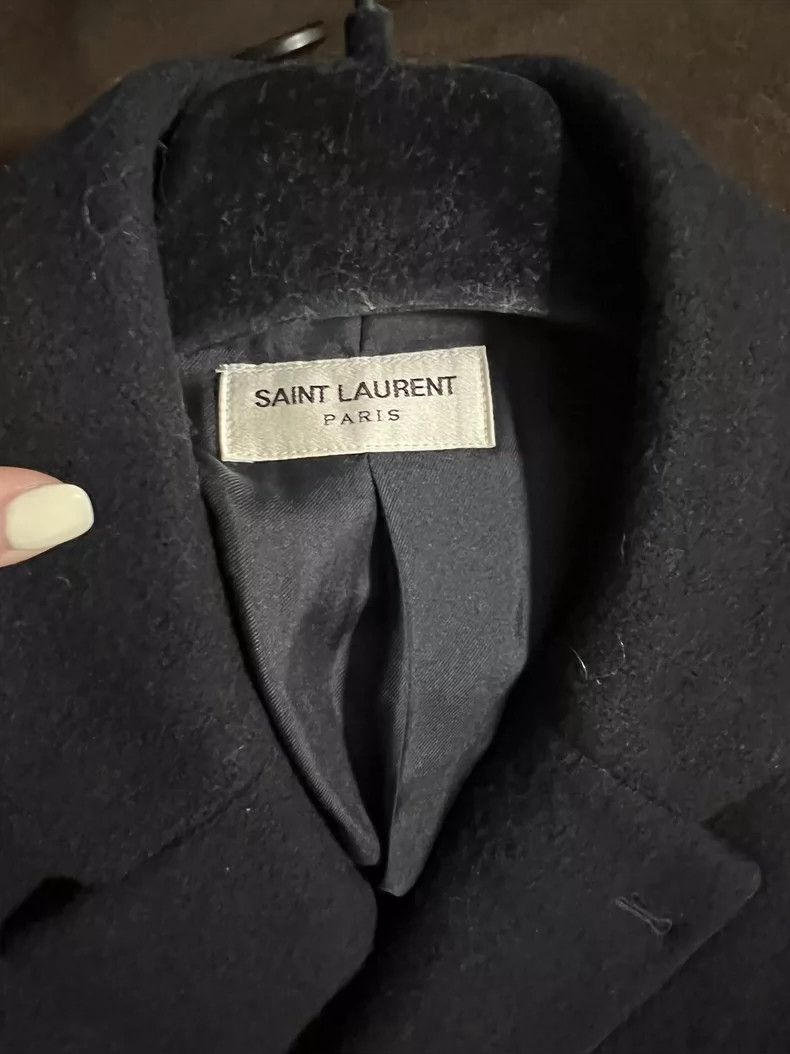 Saint Laurent Paris Thick Black Blazer Suit Jacket Size 40 Size US M / EU 48-50 / 2 - 5 Thumbnail