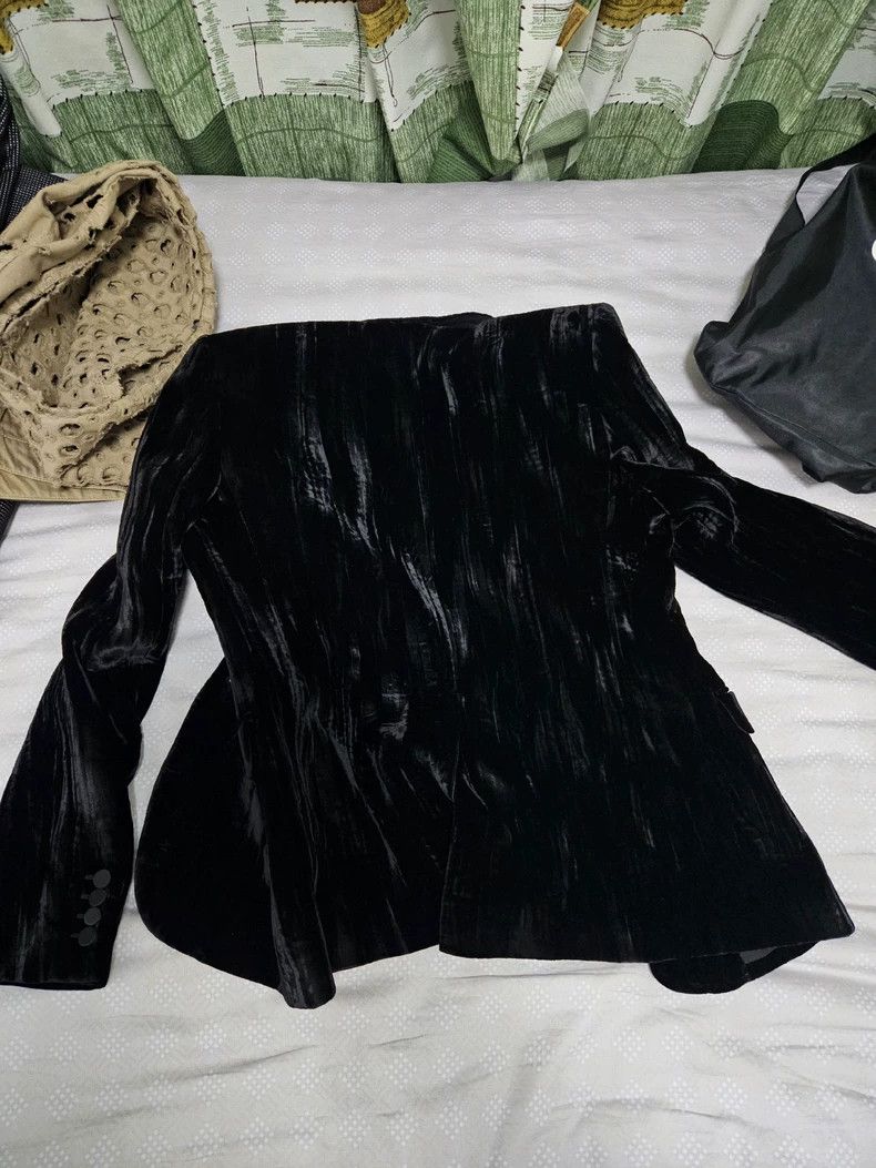 Saint Laurent Paris Saint Laurent Velvet Blazer Jacket Almost New Size US M / EU 48-50 / 2 - 4 Thumbnail