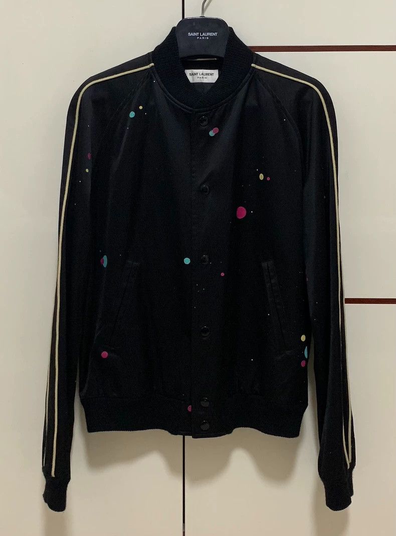 Saint Laurent Paris Saint Laurent Colorful Dot Jacket 19FW Size US M / EU 48-50 / 2 - 2 Thumbnail