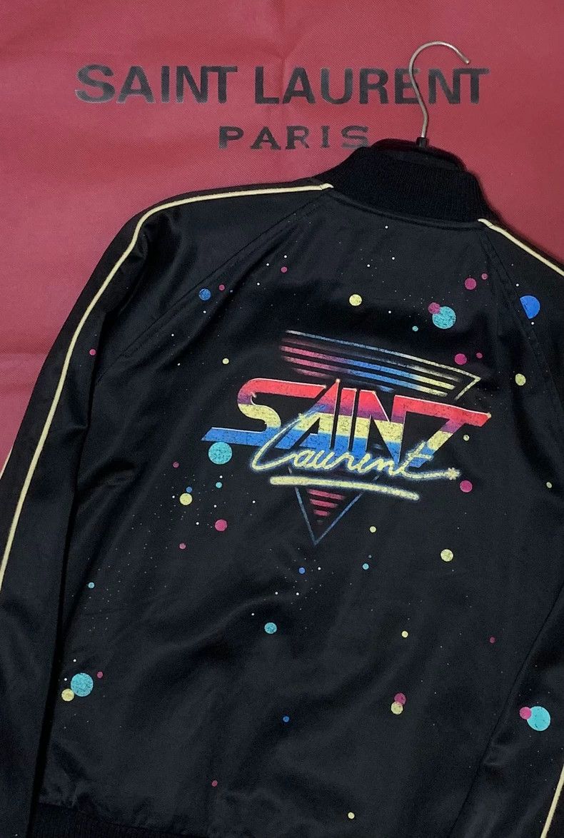 Saint Laurent Paris Saint Laurent Colorful Dot Jacket 19FW Size US M / EU 48-50 / 2 - 6 Thumbnail