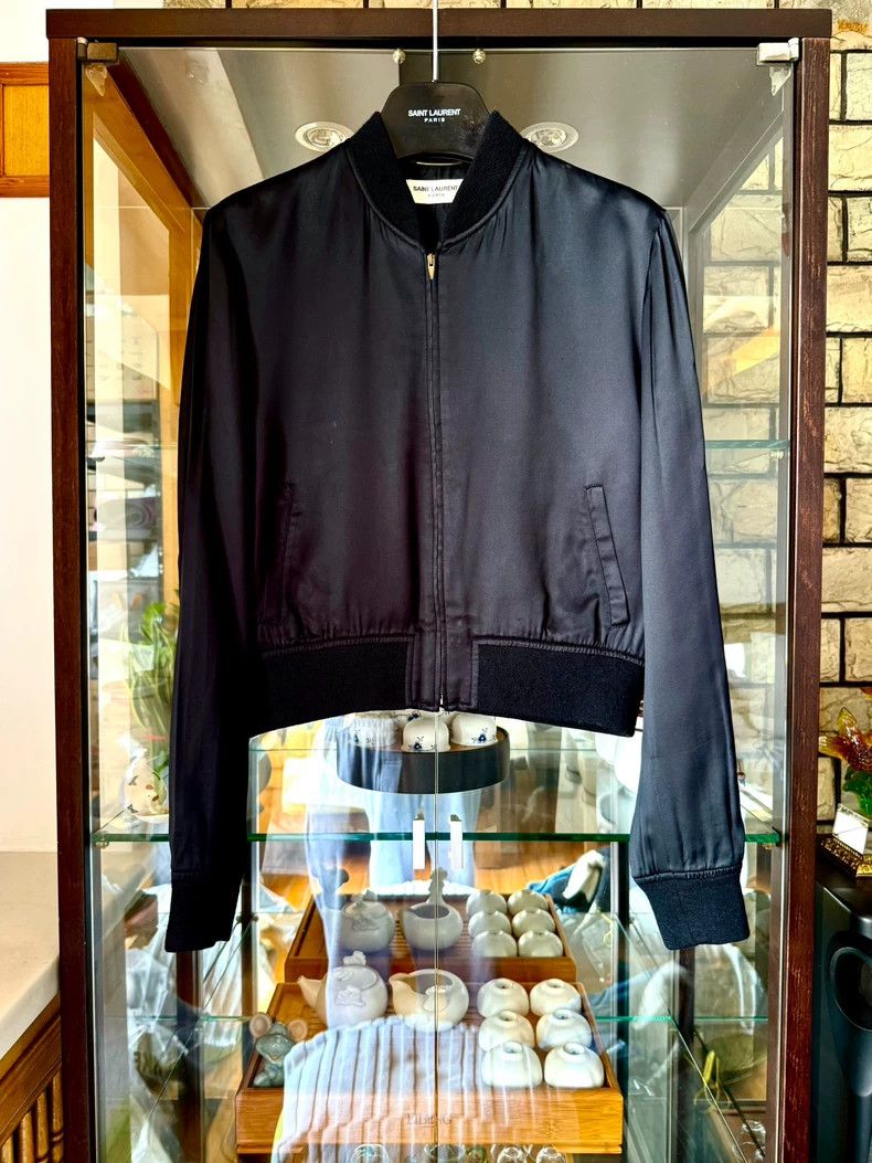 Saint Laurent Paris Saint Laurent Black Firework Embroidered Jacket Size M / US 6-8 / IT 42-44 - 2 Thumbnail