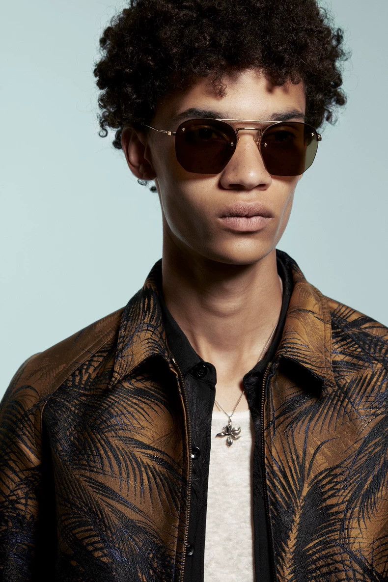 Saint Laurent Paris Saint Laurent Palm Tree Embroidered Jacket Size US L / EU 52-54 / 3 - 7 Thumbnail