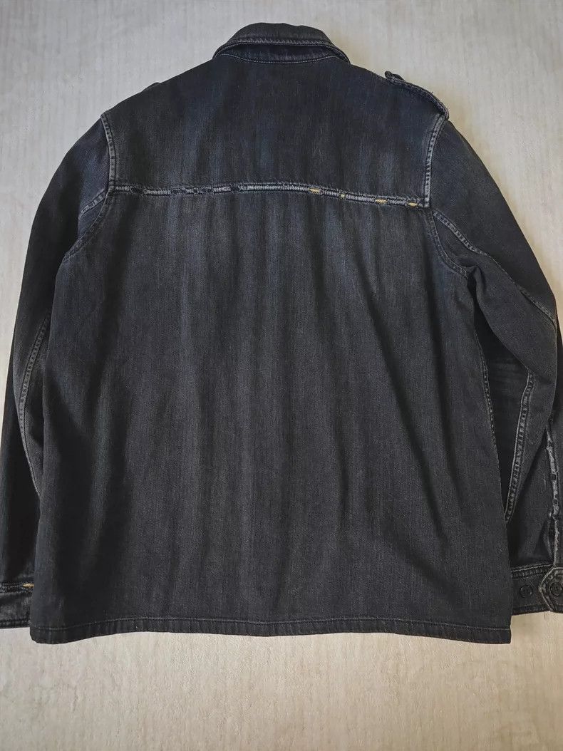Saint Laurent Paris Saint Laurent Distressed Denim Jacket Size US M / EU 48-50 / 2 - 2 Thumbnail