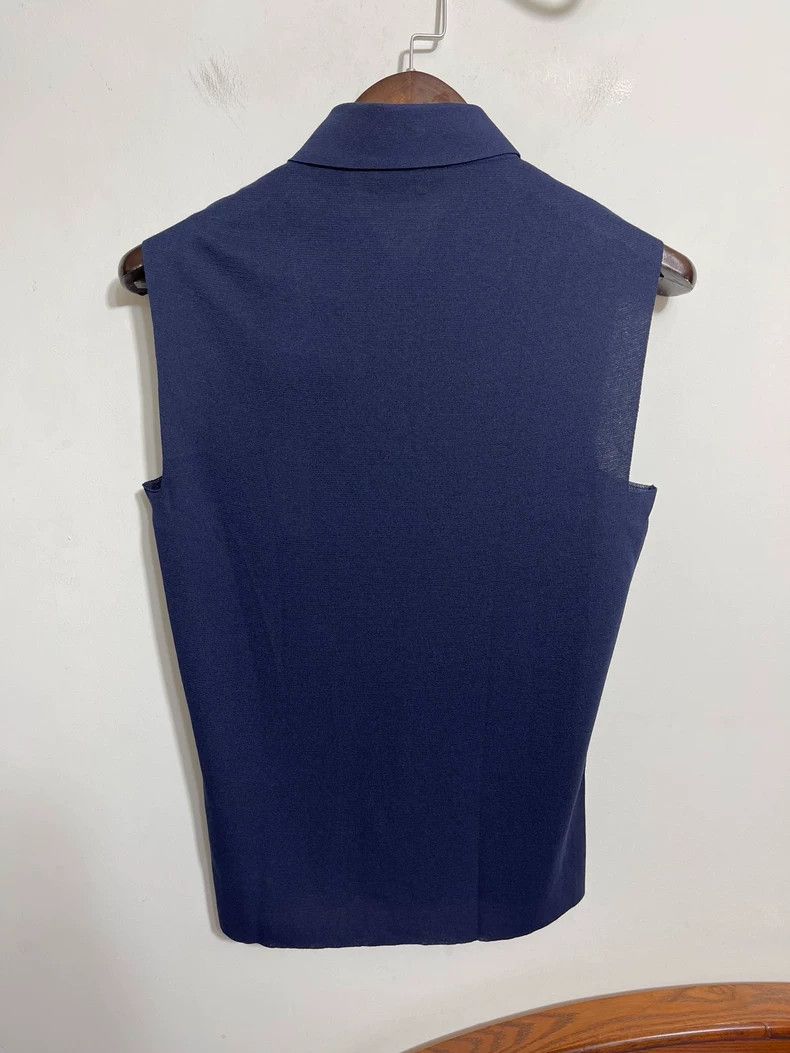 Saint Laurent Paris Saint Laurent Black Sleeveless Polo Shirt L/XL Size US L / EU 52-54 / 3 - 4 Thumbnail