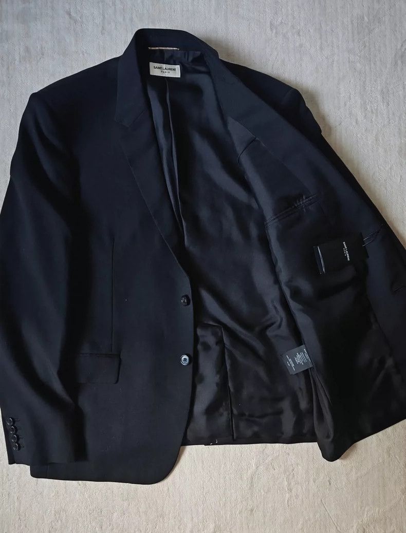 Saint Laurent Paris Saint Laurent Wool Single Breasted Jacket Size US XXL / EU 58 / 5 - 3 Thumbnail