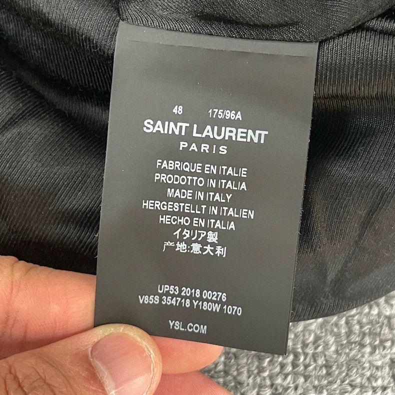 Saint Laurent Paris Saint Laurent Paris Baseball Jacket Size 48 Size US L / EU 52-54 / 3 - 4 Thumbnail