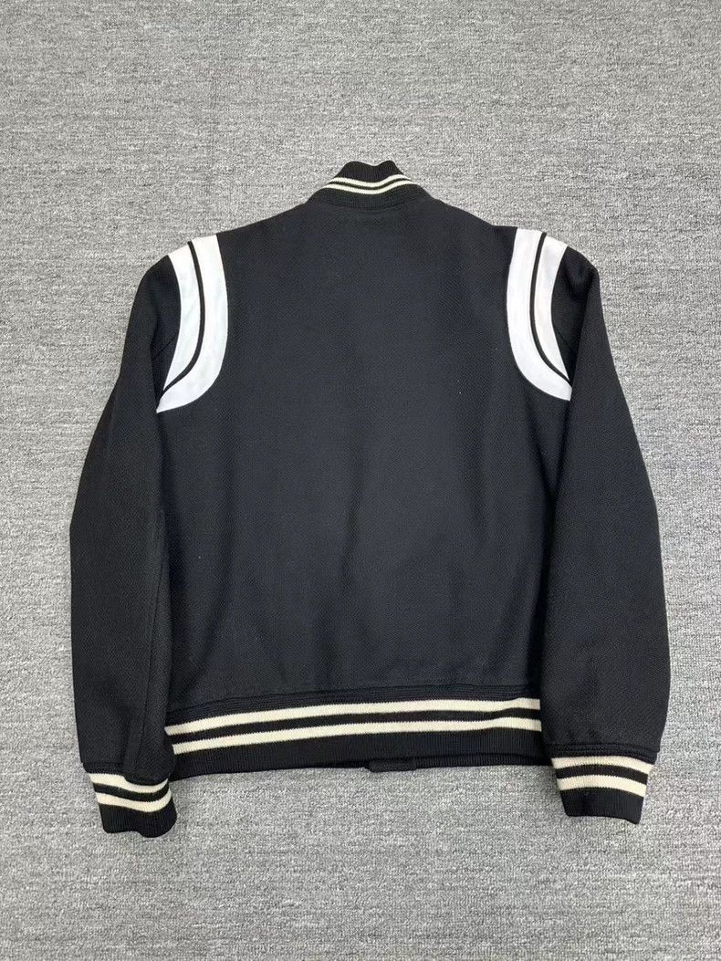 Saint Laurent Paris Black and White Baseball Jacket size 50 Size US L / EU 52-54 / 3 - 2 Thumbnail