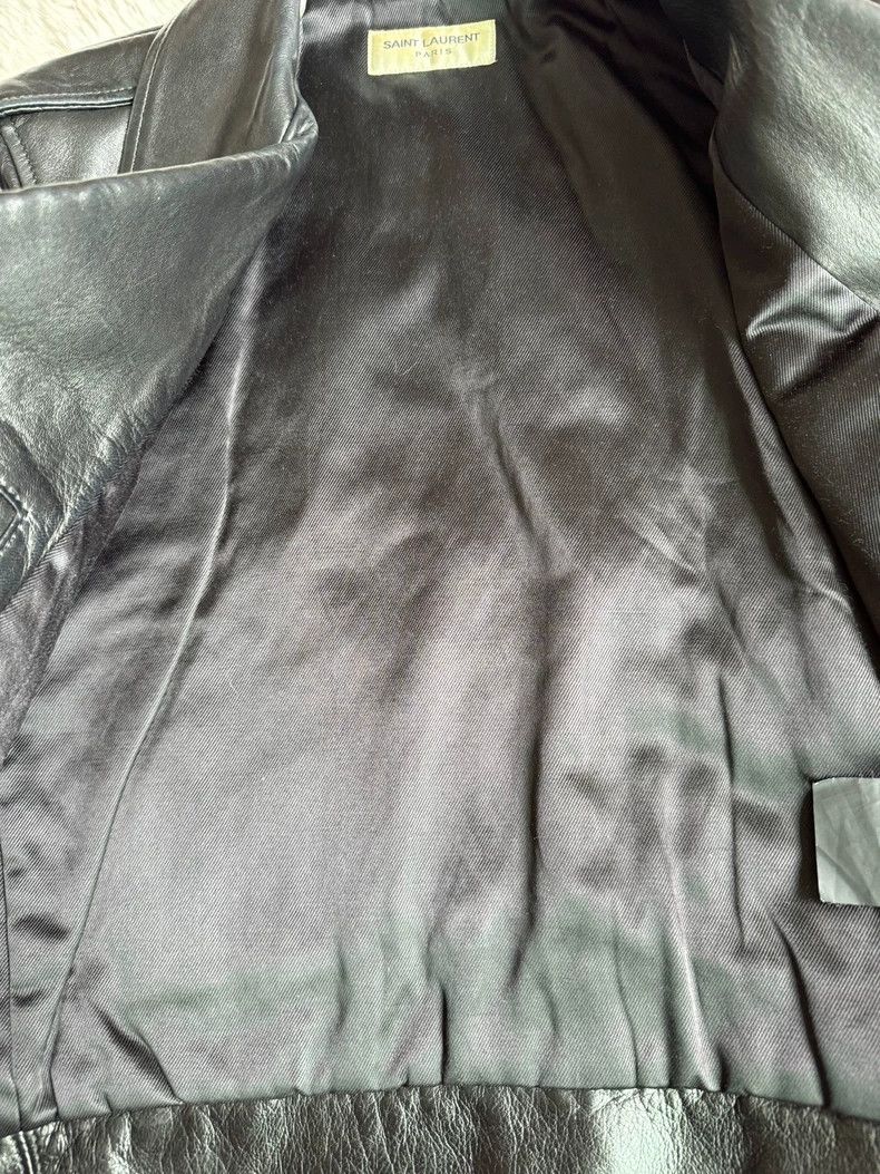 Saint Laurent Paris Saint Laurent L01 Leather Motorcycle Jacket Size US M / EU 48-50 / 2 - 7 Thumbnail