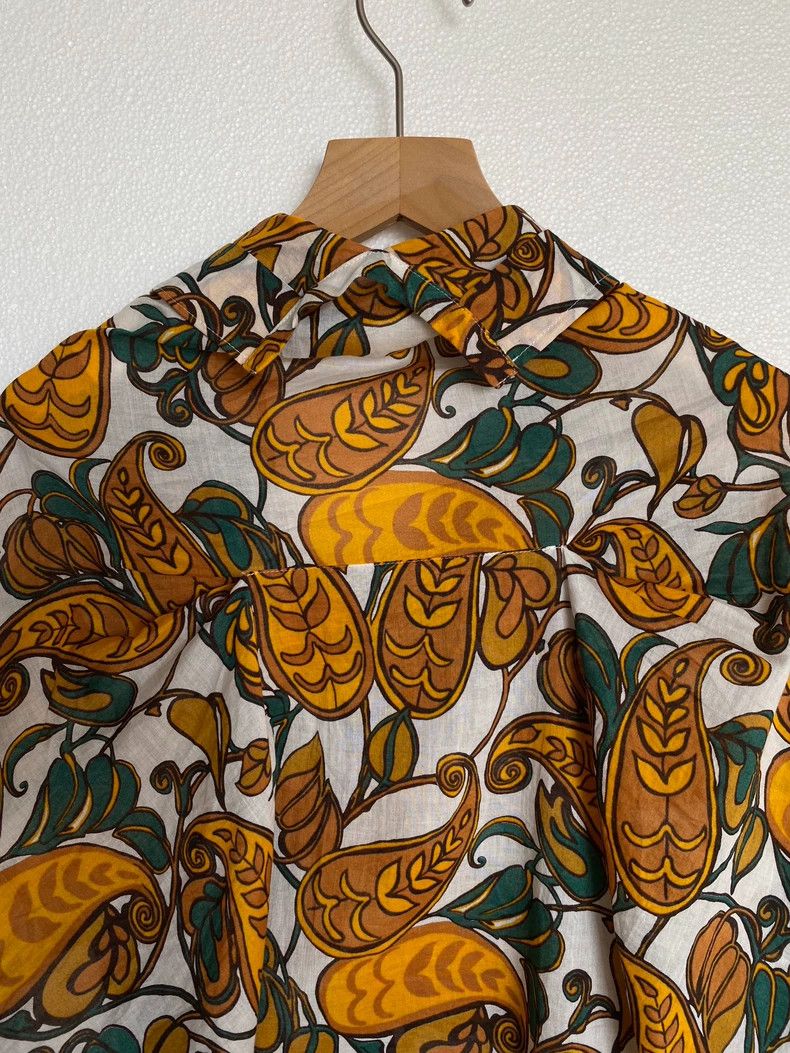 Junya Watanabe Junya Watanabe Floral Print Button-Up Top Size US XS / EU 42 / 0 - 5 Thumbnail