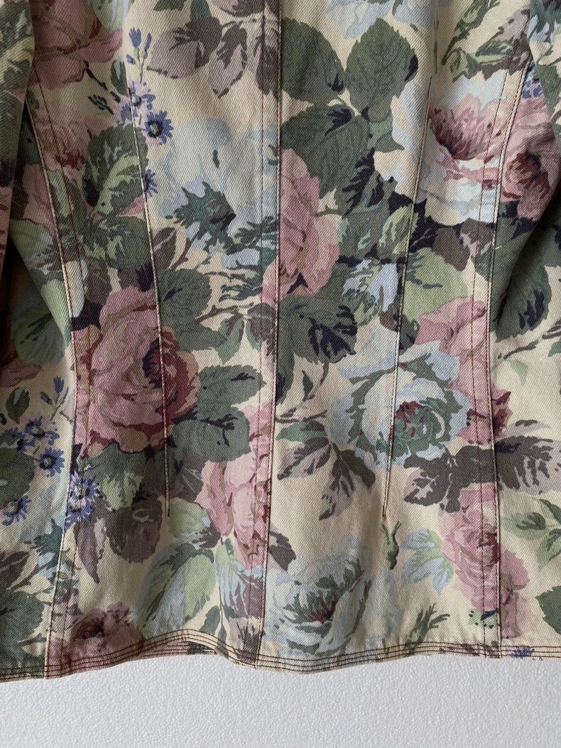 Junya Watanabe Floral Denim Jacket by Junya Watanabe Size US M / EU 48-50 / 2 - 8 Thumbnail