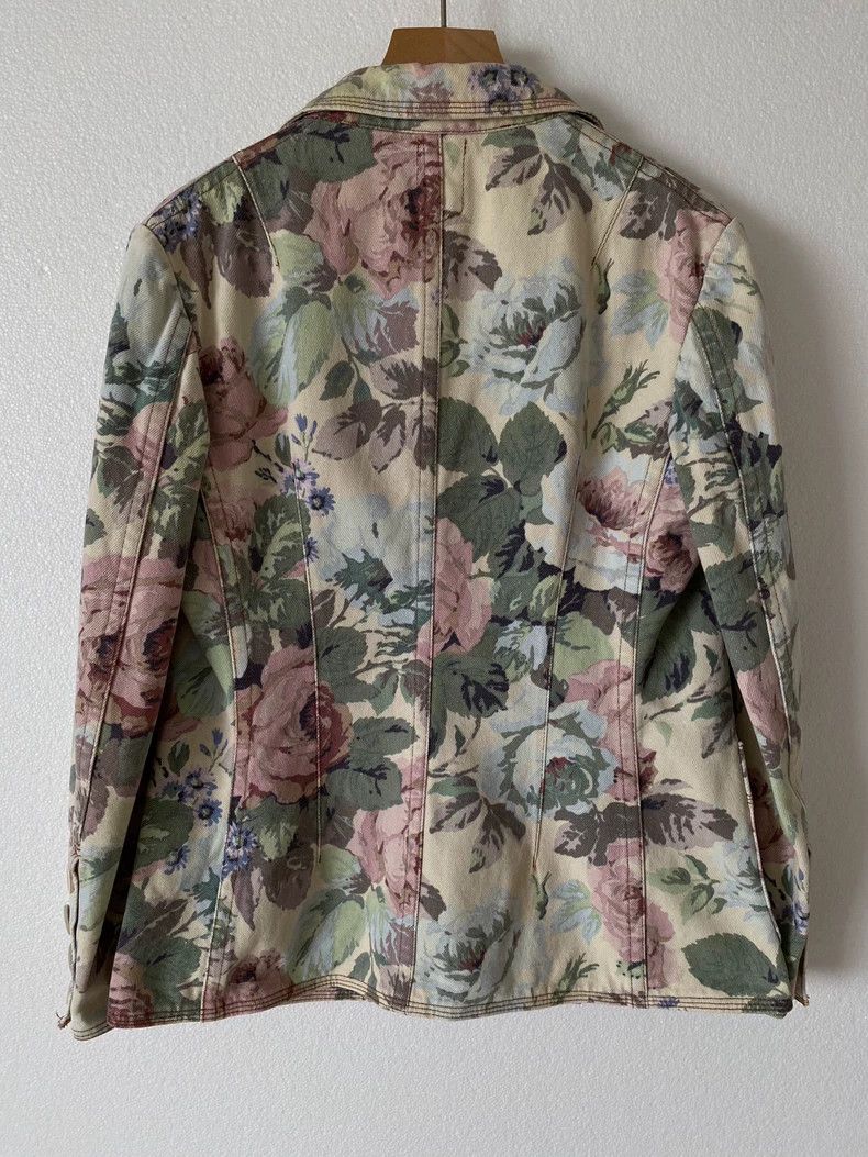Junya Watanabe Floral Denim Jacket by Junya Watanabe Size US M / EU 48-50 / 2 - 2 Thumbnail