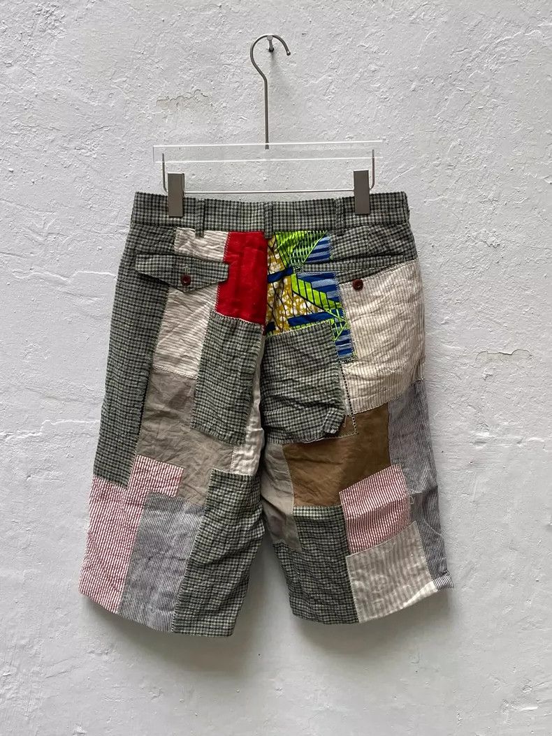 Junya Watanabe Junya Watanabe Patchwork Shorts for Men Size US 30 / EU 46 - 5 Thumbnail