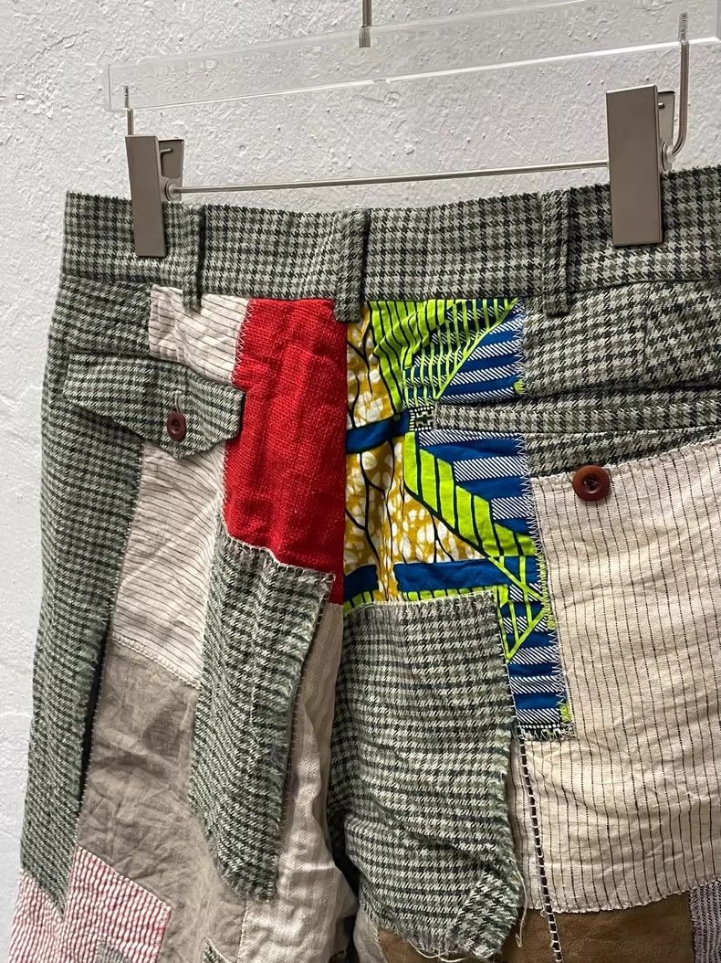 Junya Watanabe Junya Watanabe Patchwork Shorts for Men Size US 30 / EU 46 - 6 Thumbnail