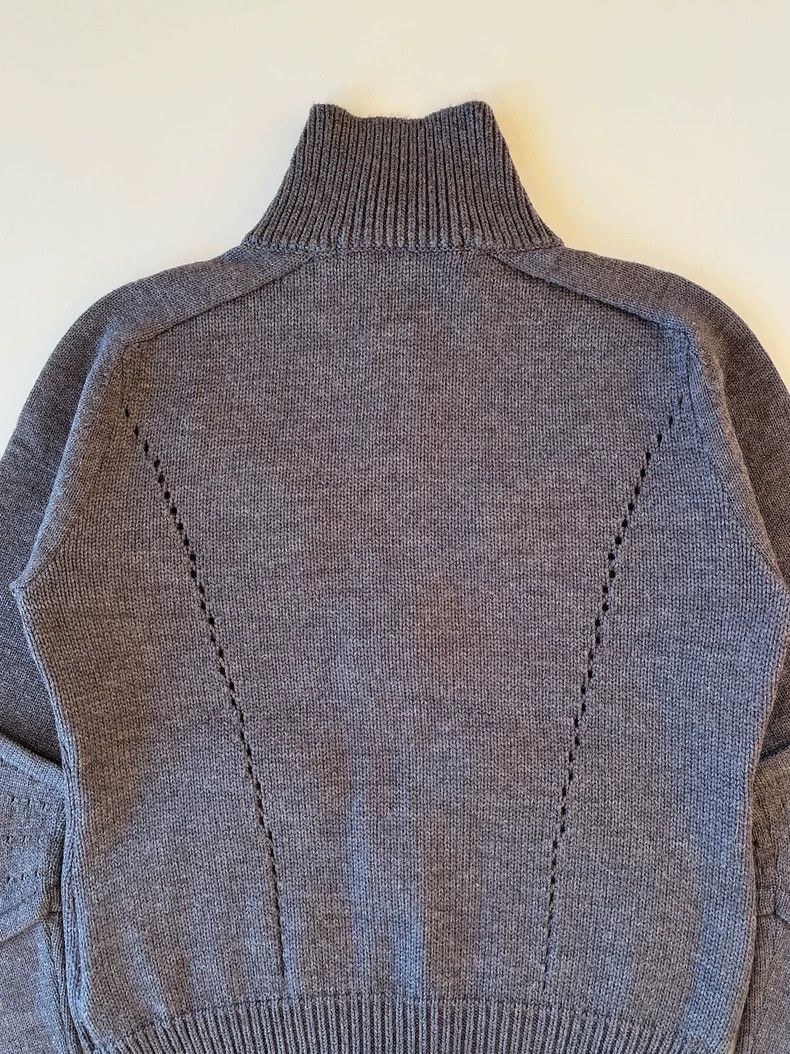 Junya Watanabe JUNYA WATANABE Zip Knit Jacket in Gray Size US M / EU 48-50 / 2 - 5 Thumbnail