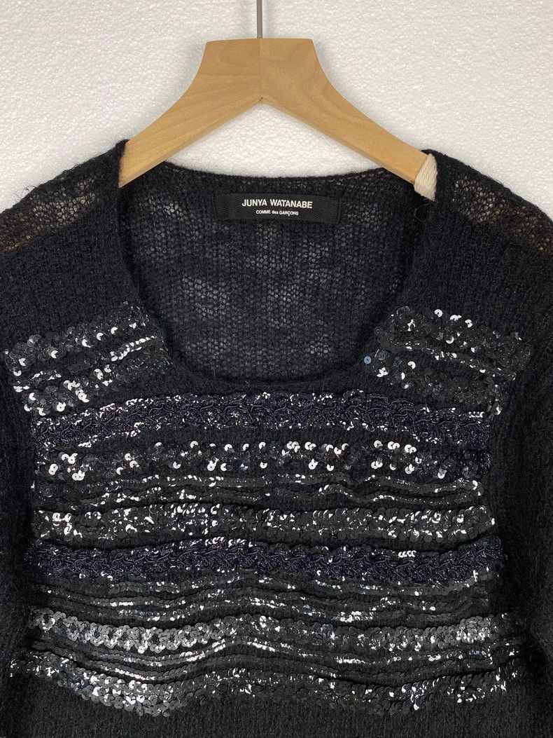 Junya Watanabe Junya Watanabe Sequin Knit Sweater Size US M / EU 48-50 / 2 - 4 Thumbnail