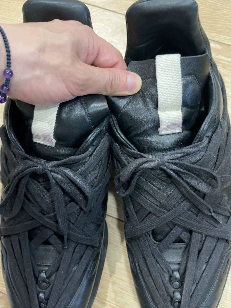 Rick Owens Rick Owens Black Shoes with Unique Lacing Size US 10 / EU 43 - 4 Thumbnail