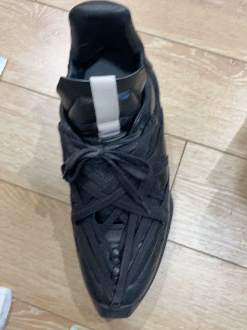 Rick Owens Rick Owens Black Shoes with Unique Lacing Size US 10 / EU 43 - 2 Thumbnail