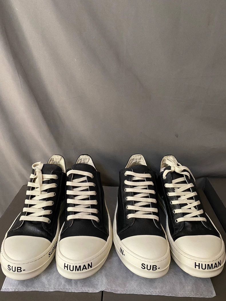 Rick Owens Rick Owens Low Top Sneakers in Black Size US 8 / EU 41 - 7 Thumbnail