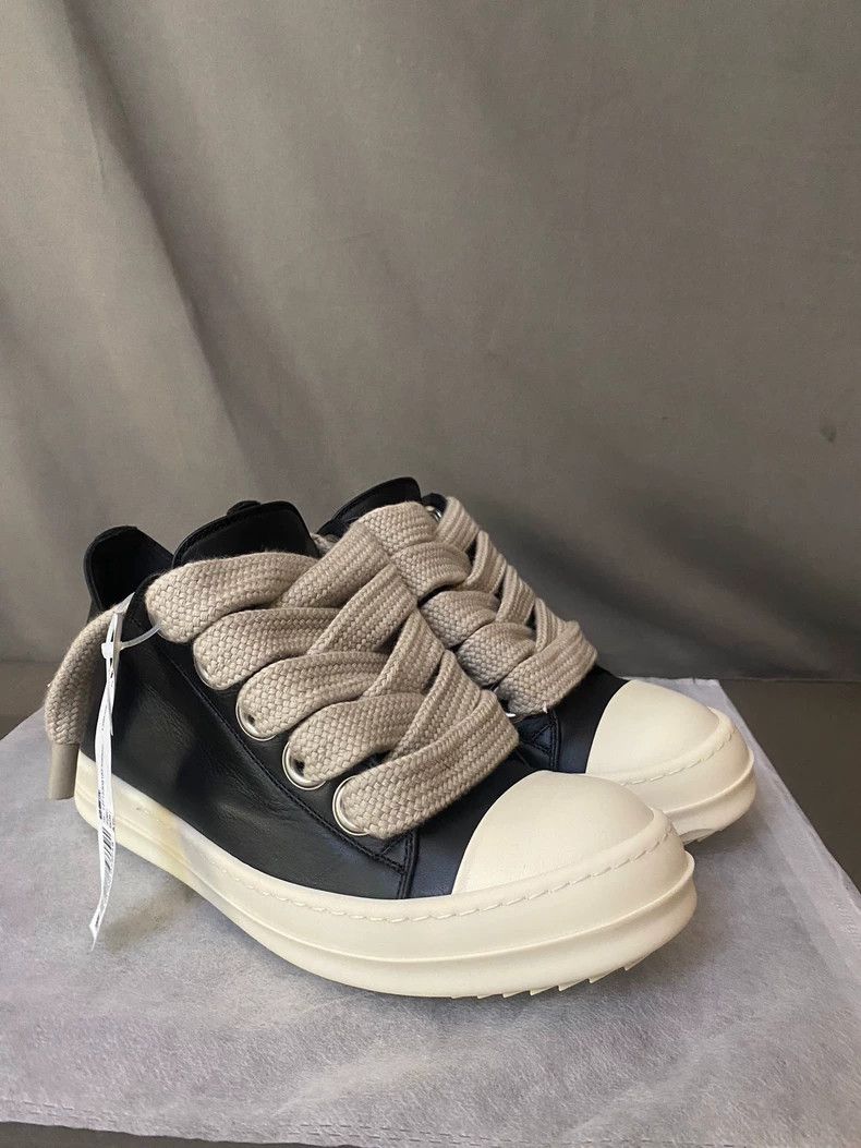 Rick Owens Rick Owens Low-top Sneakers with Thick Laces Size US 7.5 / EU 40-41 - 3 Thumbnail