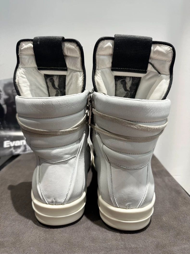 Rick Owens Rick Owens Geobasket High-Top Sneakers White Size US 5 / IT 35 - 4 Thumbnail