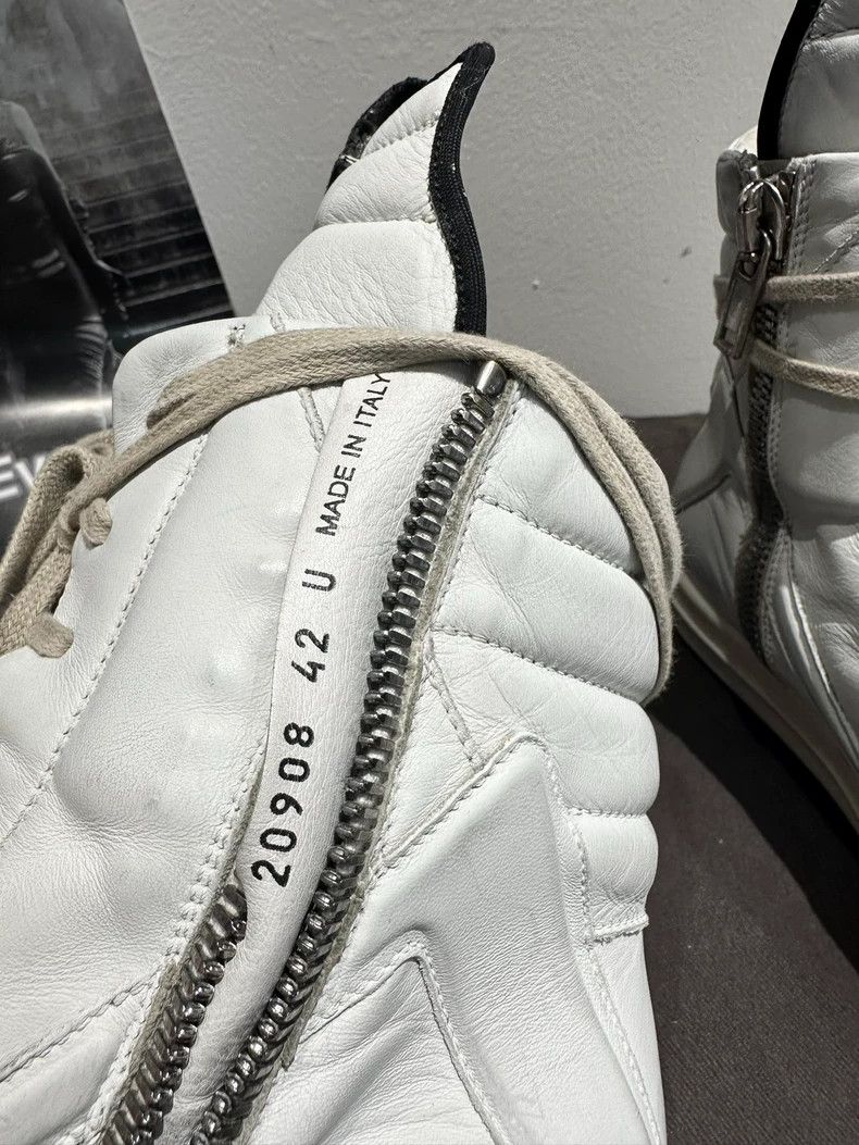 Rick Owens Rick Owens Geobasket High-Top Sneakers White Size US 5 / IT 35 - 9 Thumbnail