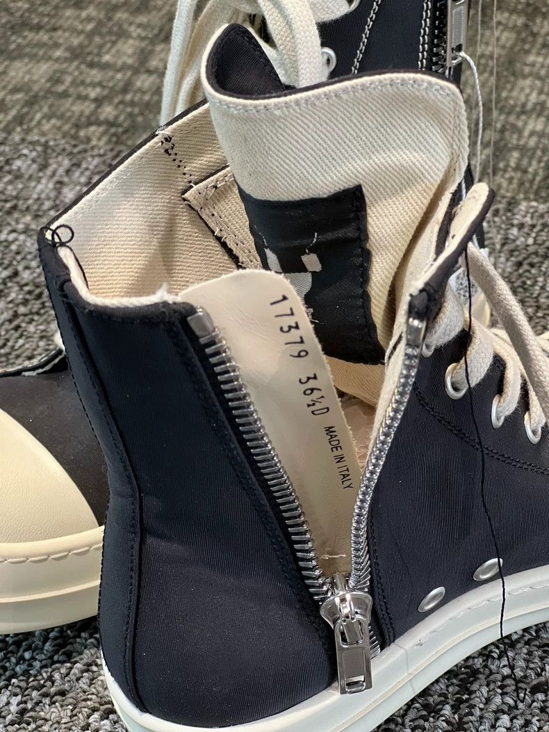 Rick Owens Rick Owens Black Casual High-Top Sneakers Size US 6.5 / EU 39-40 - 3 Thumbnail
