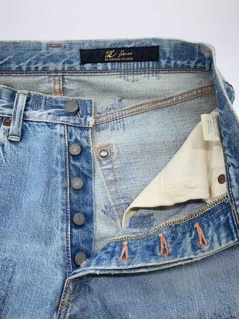 Kapital KAPITAL Distressed Denim Jeans Size 29 Size US 29 - 3 Thumbnail