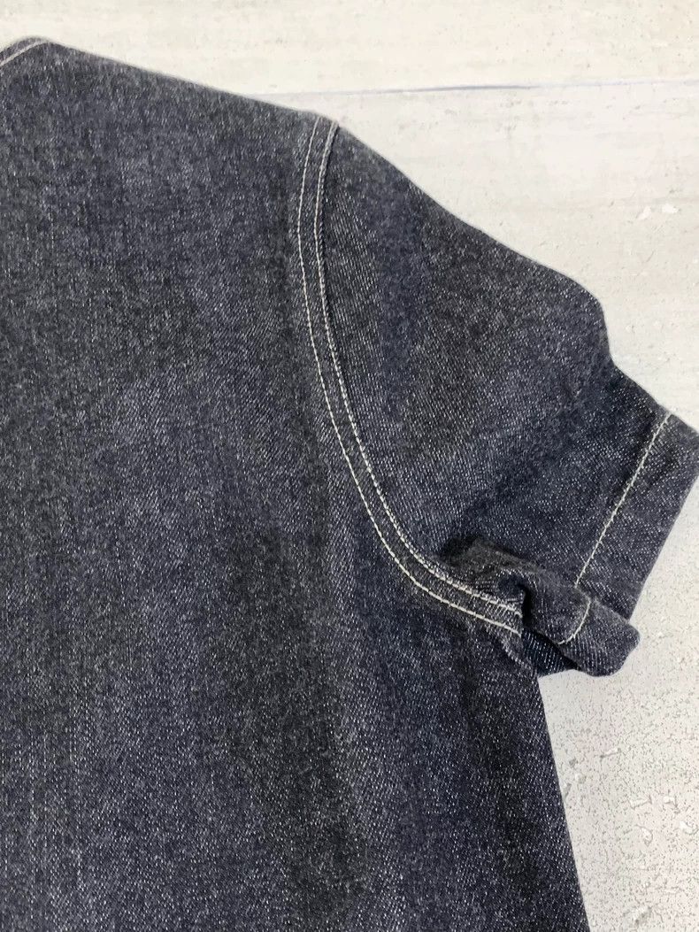 Rick Owens Rick Owens Denim T-Shirt with Paint Design Size US S / EU 44-46 / 1 - 8 Thumbnail
