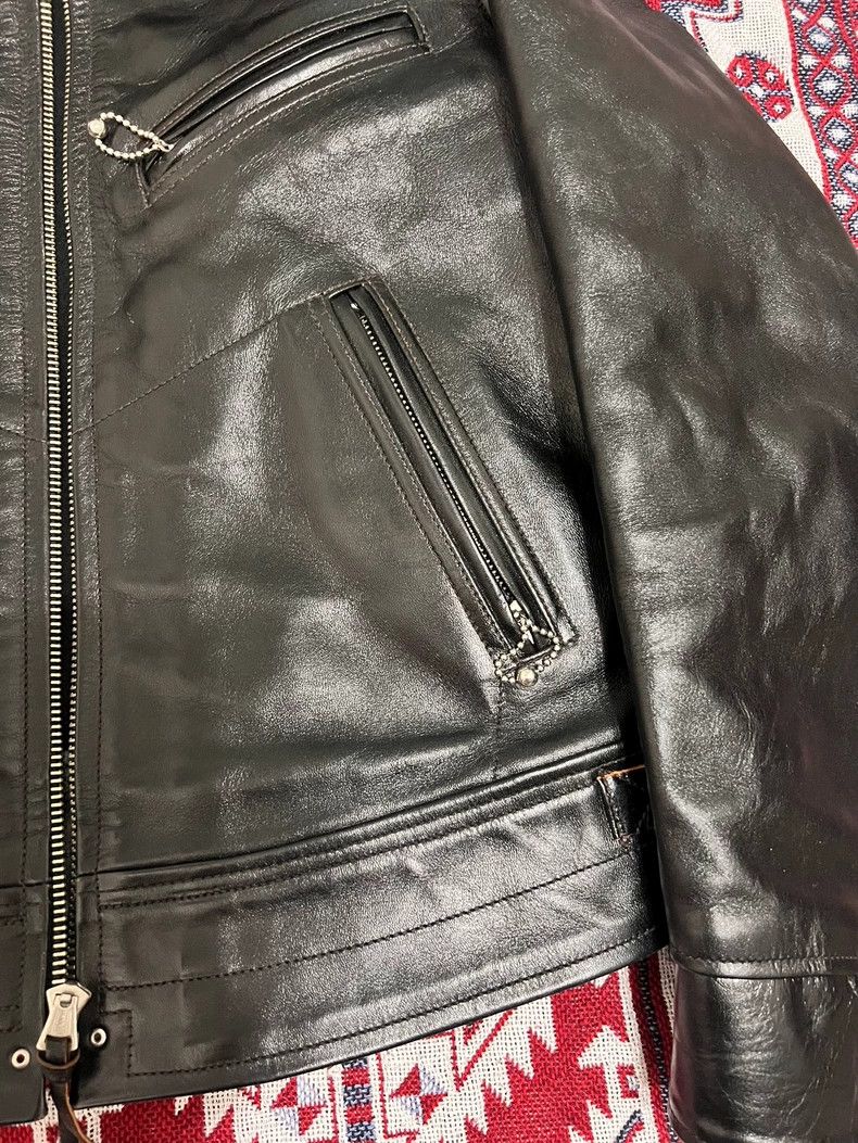 Freewheelers Freewheelers Black Leather Jacket in Good Condition Size US S / EU 44-46 / 1 - 5 Thumbnail