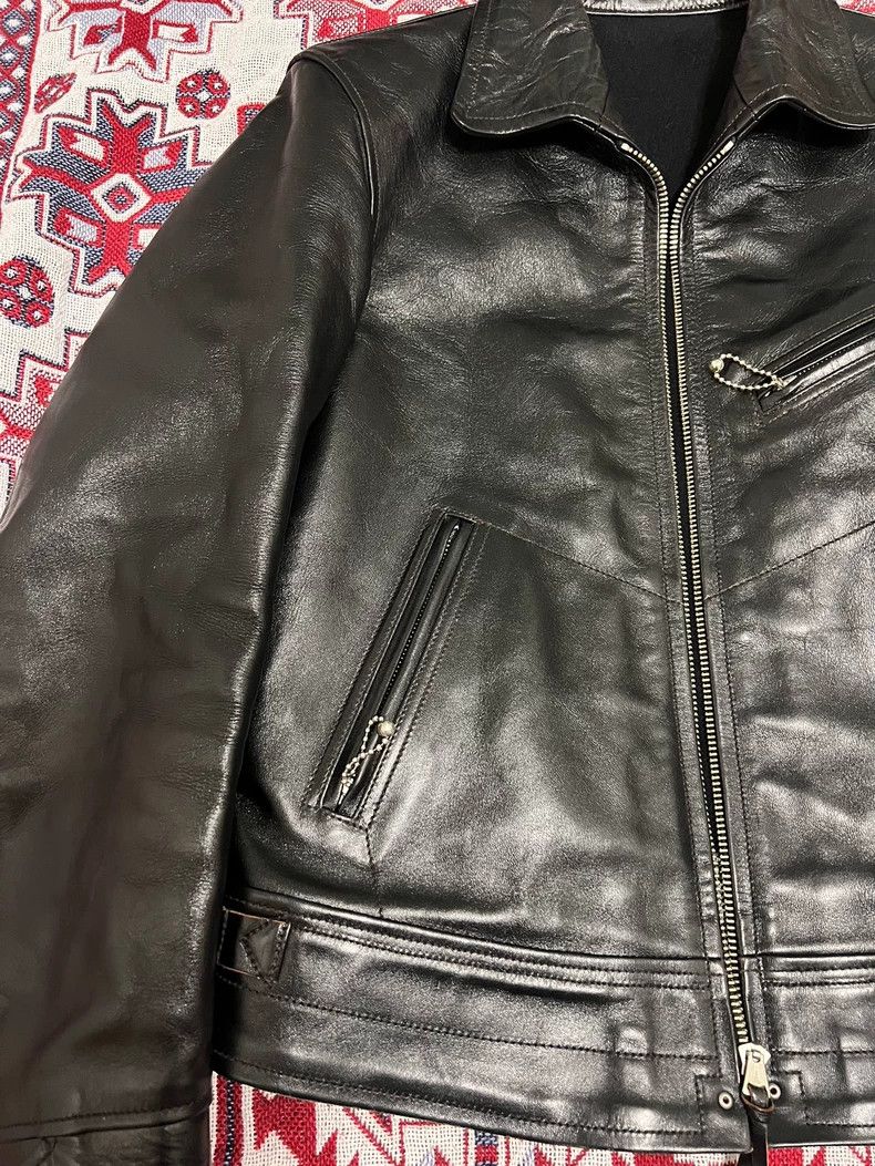 Freewheelers Freewheelers Black Leather Jacket in Good Condition Size US S / EU 44-46 / 1 - 3 Thumbnail