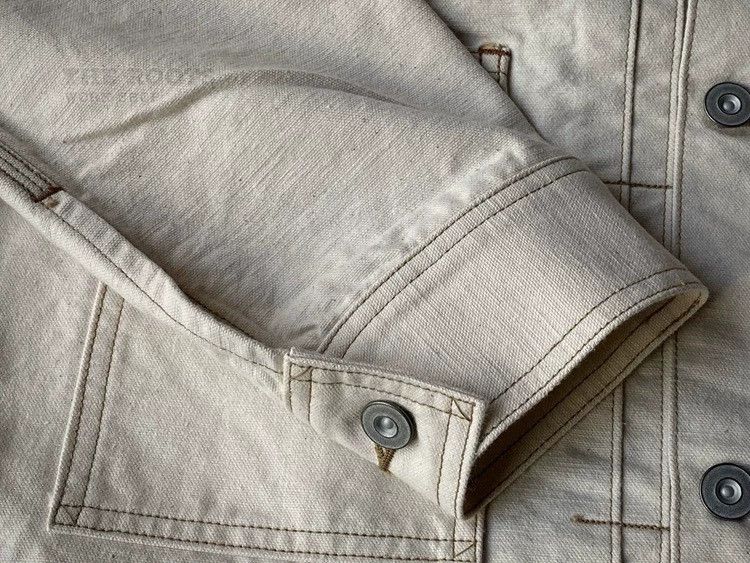 Freewheelers FREEWHEELERS "GLAZIER" Work Jacket in White Size US L / EU 52-54 / 3 - 6 Thumbnail