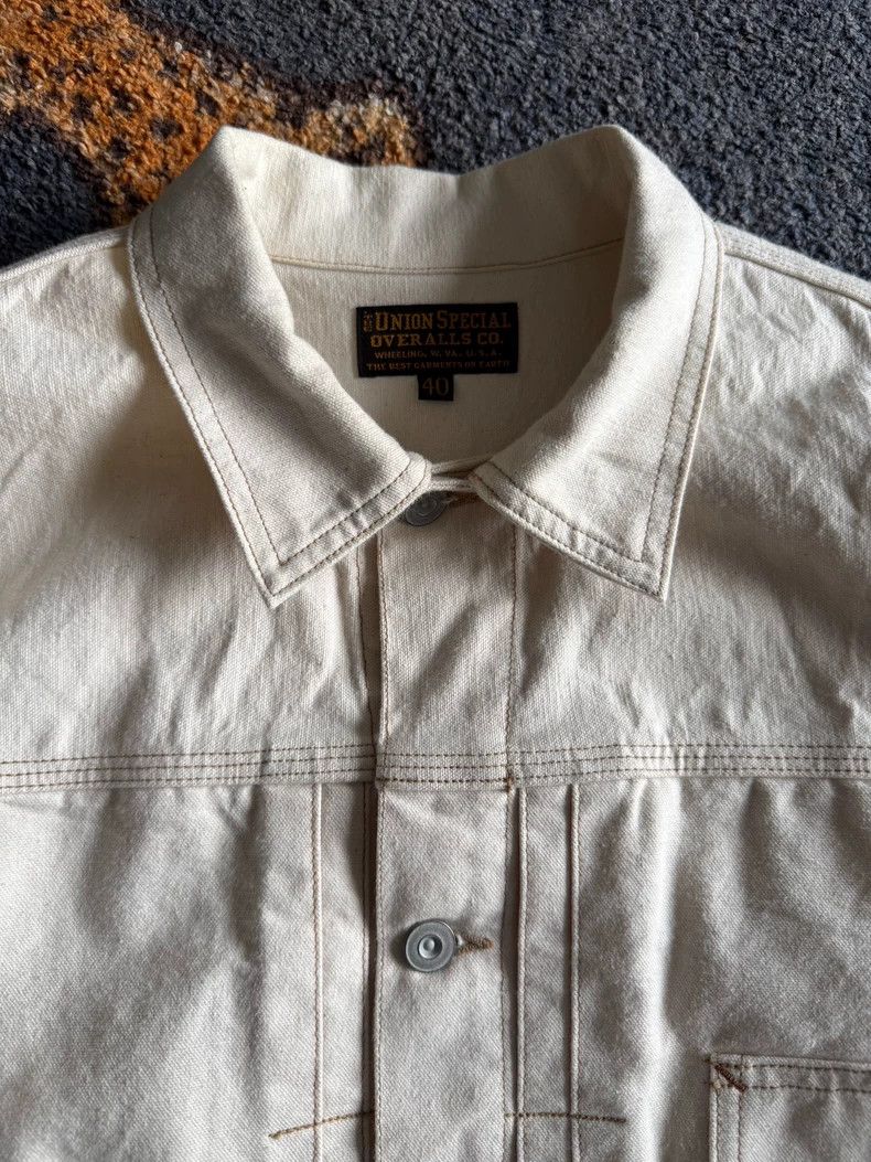 Freewheelers FREEWHEELERS "GLAZIER" Work Jacket in White Size US L / EU 52-54 / 3 - 2 Thumbnail
