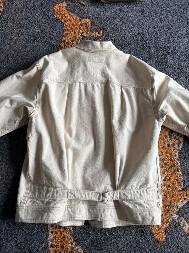Freewheelers FREEWHEELERS "GLAZIER" Work Jacket in White Size US L / EU 52-54 / 3 - 4 Thumbnail