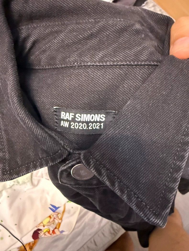 Raf Simons Raf Simons Black Denim Jacket Shirt Size US S / EU 44-46 / 1 - 2 Thumbnail