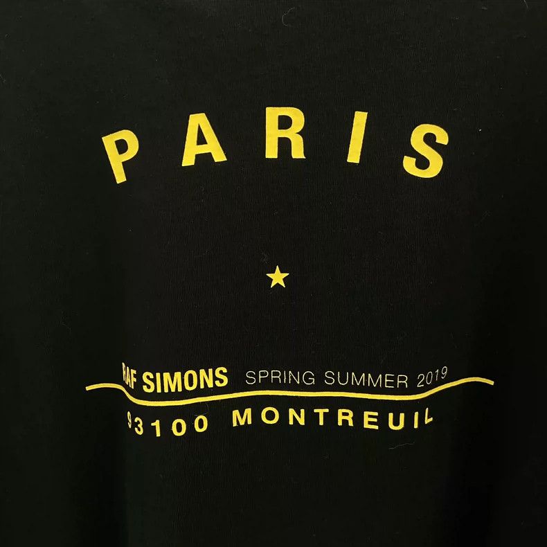 Raf Simons Raf Simons Black Printed Short Sleeve T-Shirt Size US XS / EU 42 / 0 - 4 Thumbnail