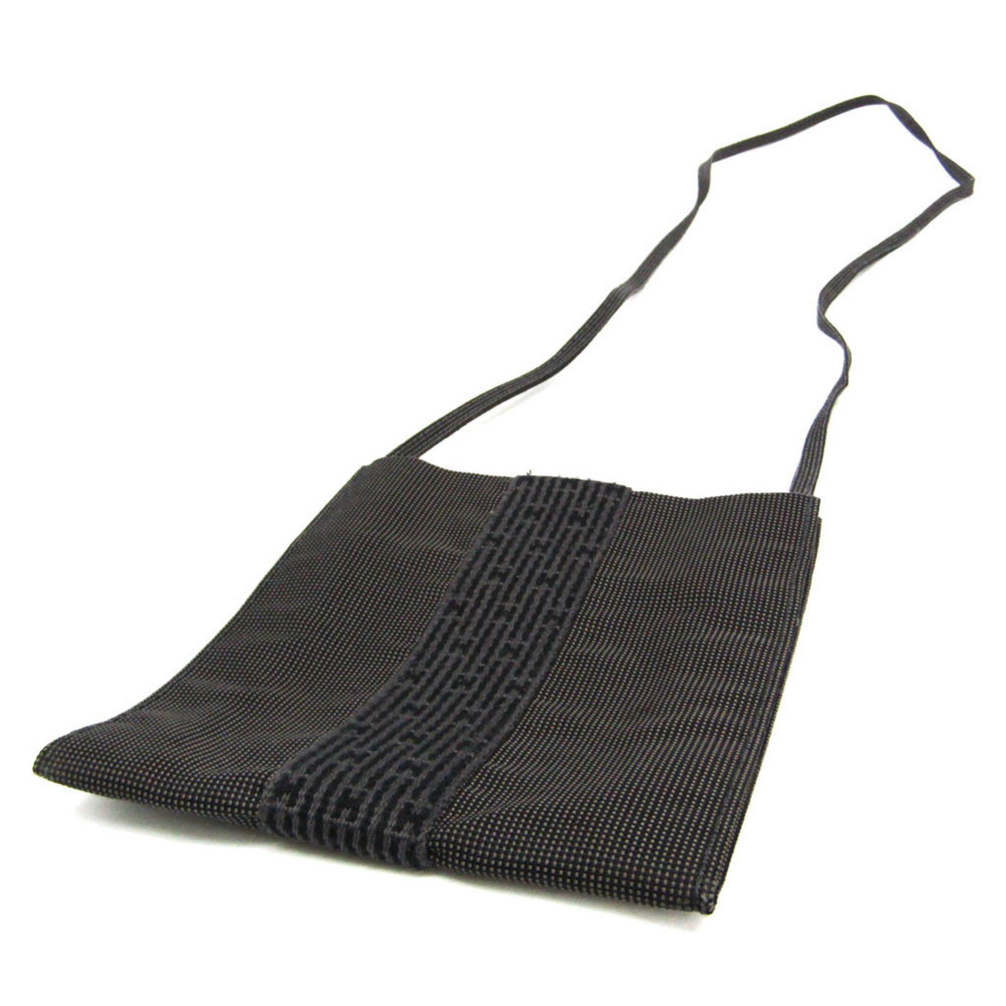 Hermes Hermes Her Line Pochette Women's Polyamide,Polyester Shoulder Bag Gray Size ONE SIZE - 2 Thumbnail