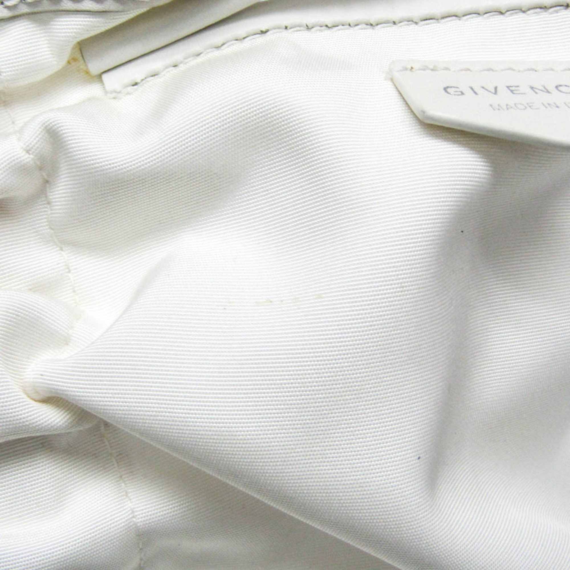 Givenchy Givenchy Downtown BB50BPBORT Women's Leather,Nylon Canvas Backpack White Size ONE SIZE - 17 Thumbnail