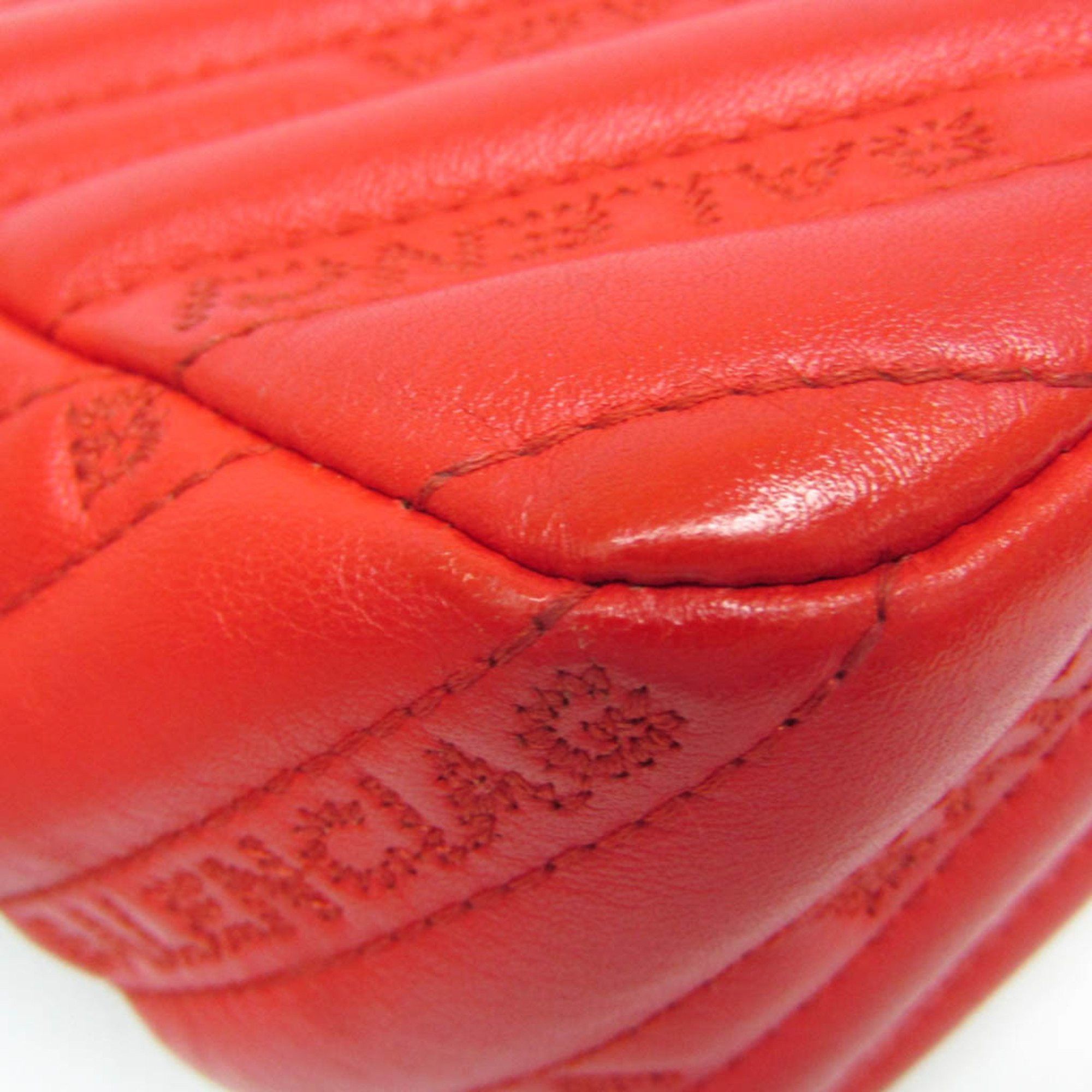 Balenciaga Balenciaga BB Logo 501681 Women's Leather Shoulder Bag Red Color Size ONE SIZE - 6 Thumbnail