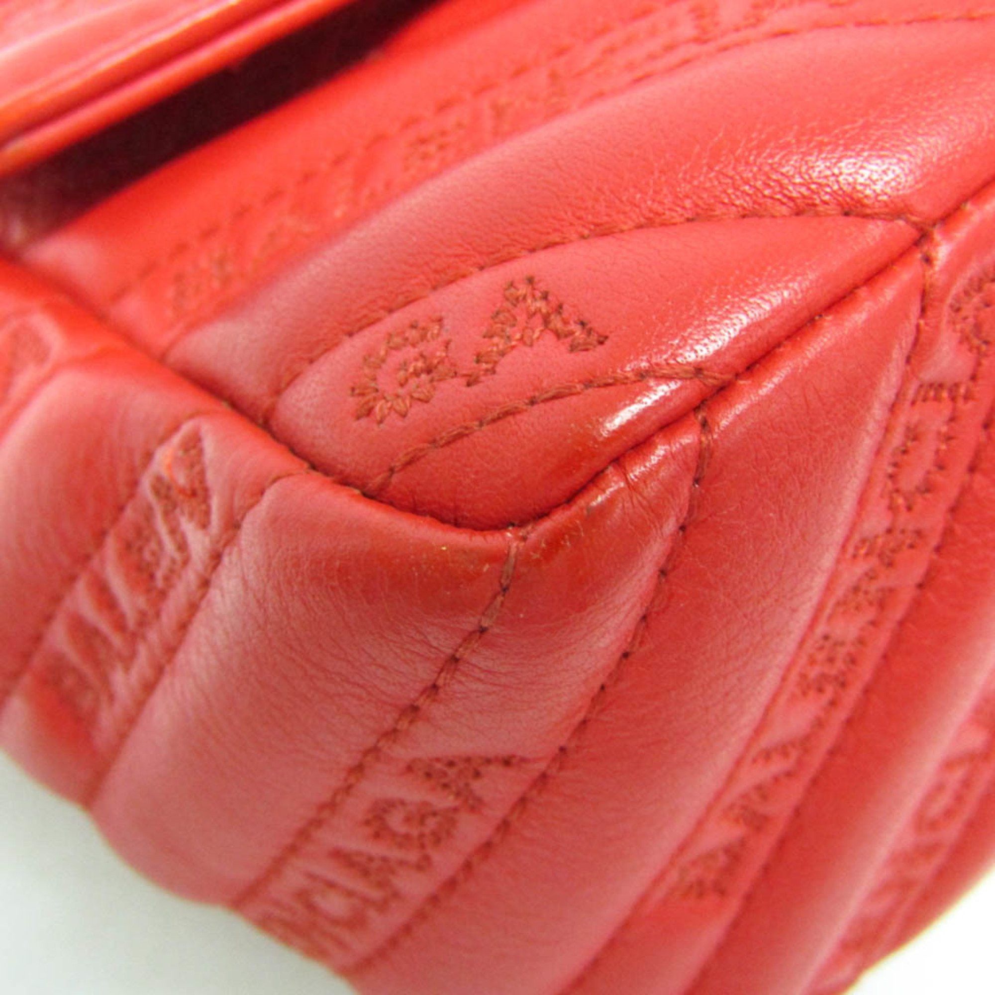 Balenciaga Balenciaga BB Logo 501681 Women's Leather Shoulder Bag Red Color Size ONE SIZE - 7 Thumbnail