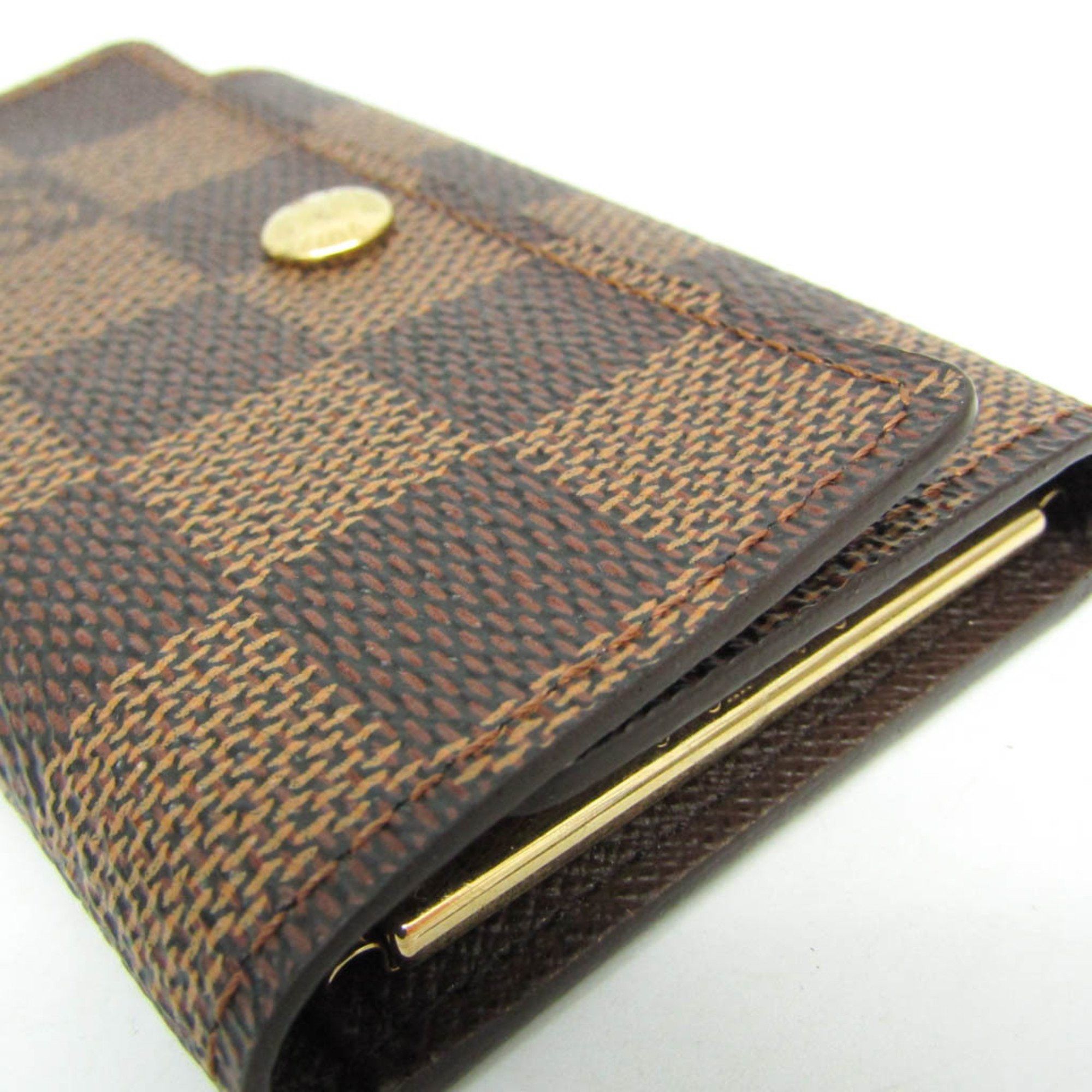 Louis Vuitton Louis Vuitton Damier Multicles 6 N62630 Men,Women Damier Canvas Key Case Ebene Size ONE SIZE - 6 Thumbnail