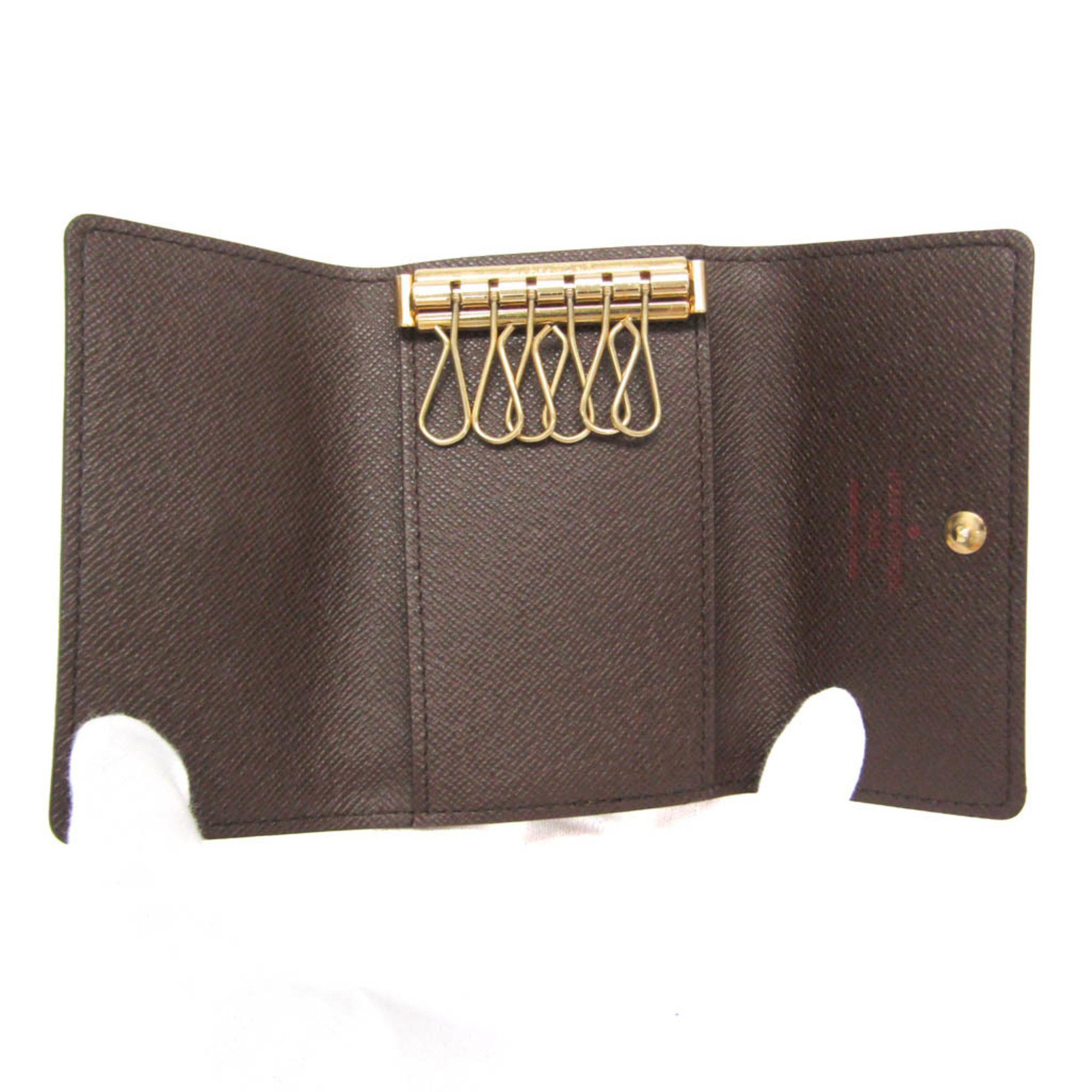 Louis Vuitton Louis Vuitton Damier Multicles 6 N62630 Men,Women Damier Canvas Key Case Ebene Size ONE SIZE - 3 Thumbnail