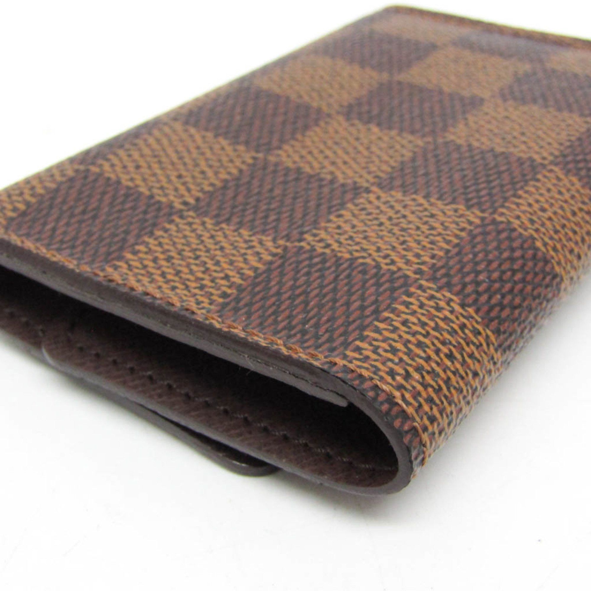Louis Vuitton Louis Vuitton Damier Multicles 6 N62630 Men,Women Damier Canvas Key Case Ebene Size ONE SIZE - 4 Thumbnail
