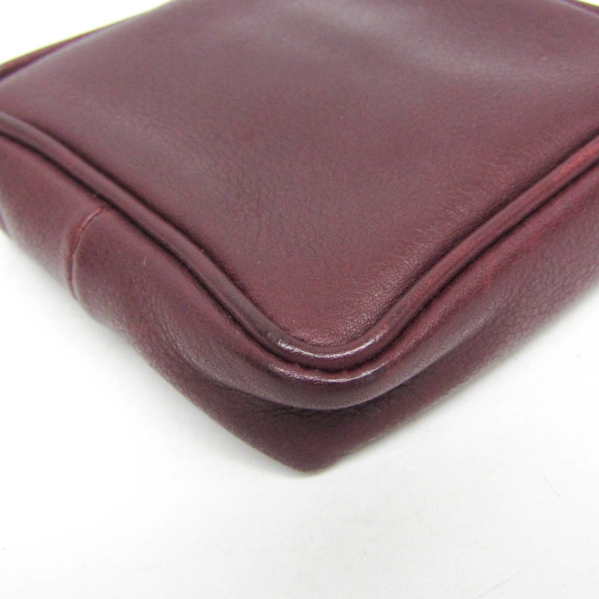 Hermes Hermes Bepop Women,Men Swift Leather Coin Purse/coin Case Wine Size ONE SIZE - 4 Thumbnail