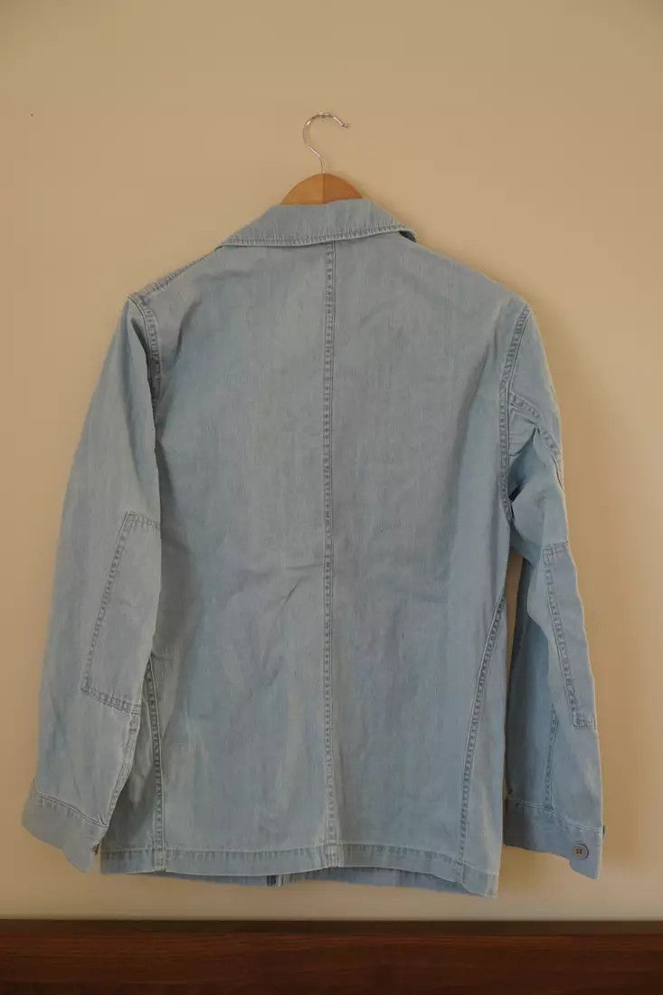 Lemaire × Uniqlo UNIQLO U Light Blue Denim Field Jacket Size US M / EU 48-50 / 2 - 3 Thumbnail